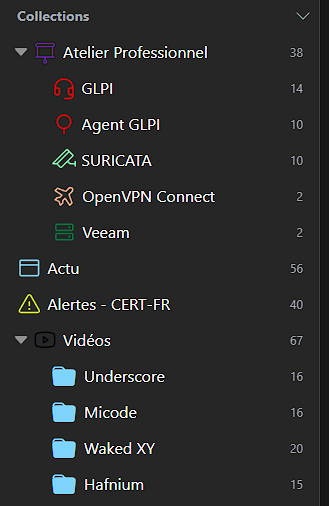 Menu navigation